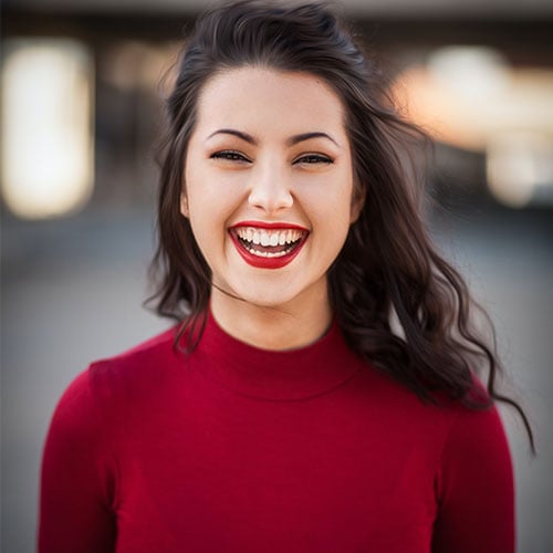 Woman smiling avatar-02